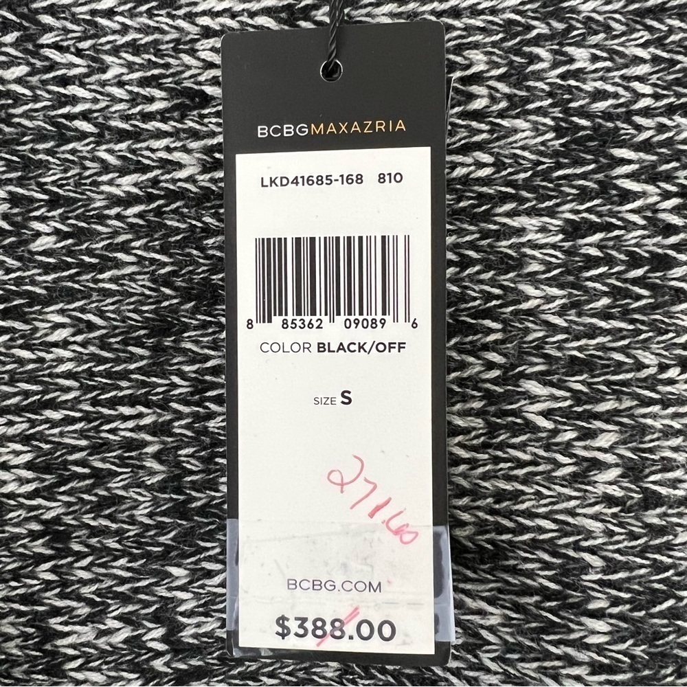 BcbgMaxAzria Wool Cashmere Modern Oversized Knit Chunky Sweater Cardigan Women S - Picture 5 of 16